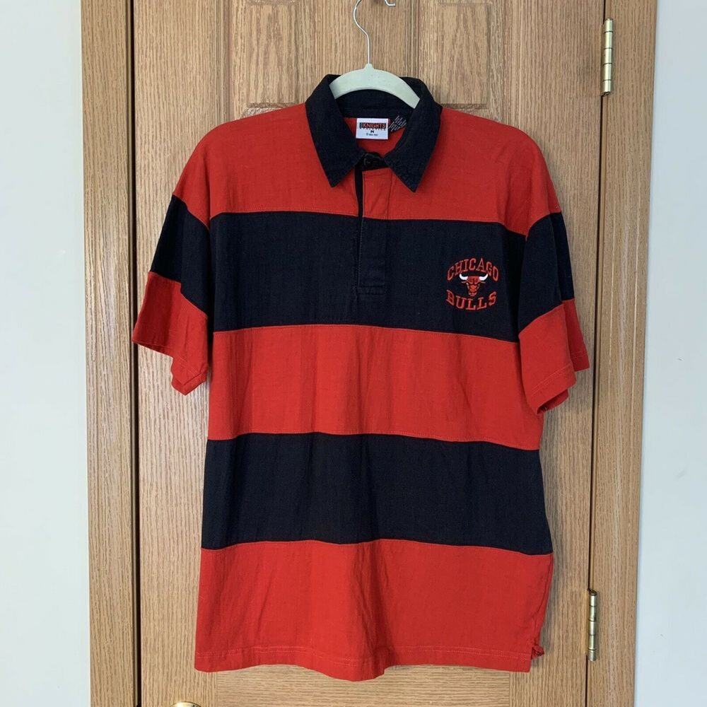 Vintage Men's Chicago Bulls Polo NBA 1997 M Vtg Rare